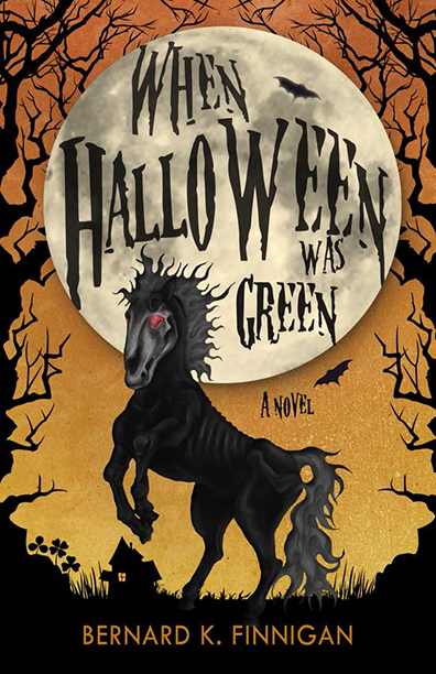 Alli contributed the horse image of the cover for When Halloween Was Green by Bernard K. Finnigan
